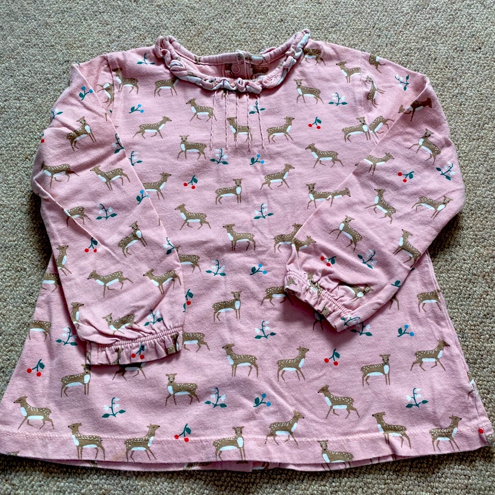 Adorable detail baby boden shirt